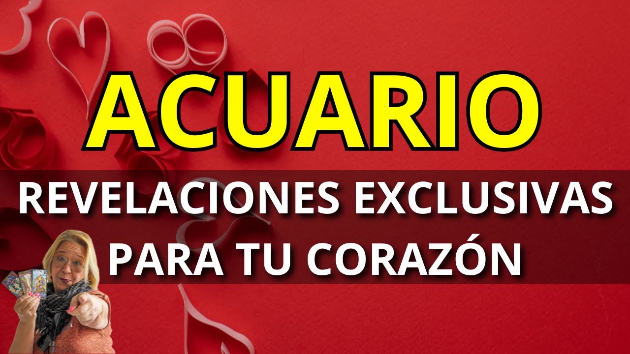 ACUARIO AMOR! Y PRONTO! QUIERE VERTE CARA A CARA! LO QUE SUCEDE SUPERA TODAS TUS EXPECTATIVAS....
