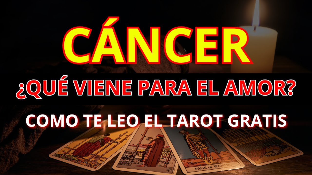 CÁNCER AMOR! Si supieras lo que oculta en su mente...!Será sorprendente! Ni te lo imaginas!