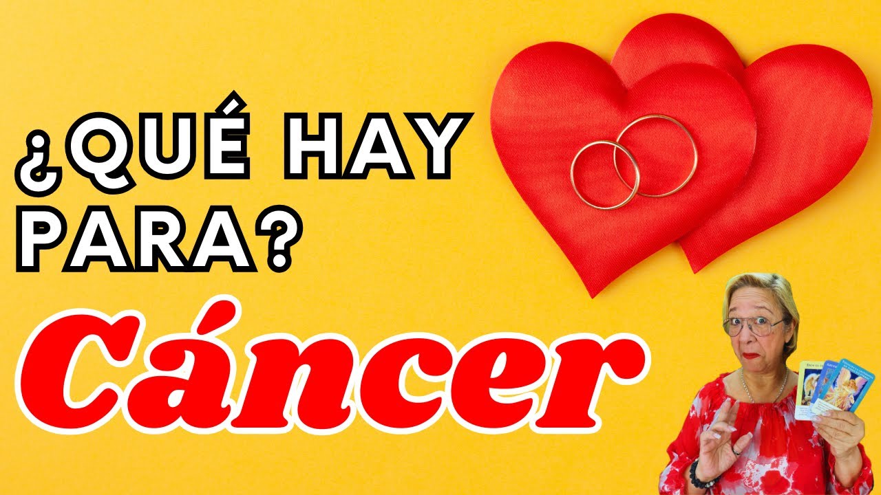 CÁNCER AMOR! Si supieras lo que oculta en su mente...!Será sorprendente! Ni te lo imaginas!
