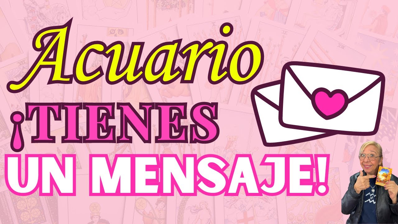 ACUARIO AMOR! Y PRONTO! QUIERE VERTE CARA A CARA! LO QUE SUCEDE SUPERA TODAS TUS EXPECTATIVAS....