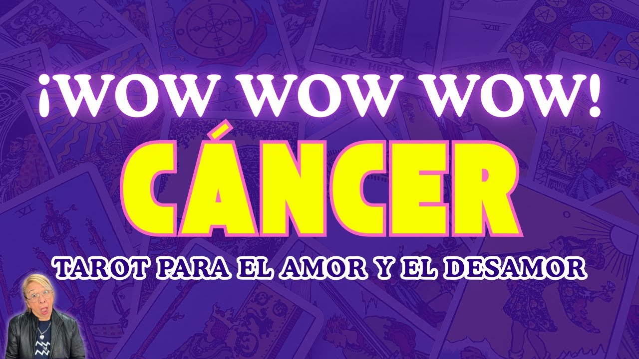 CÁNCER AMOR! Si supieras lo que oculta en su mente...!Será sorprendente! Ni te lo imaginas!