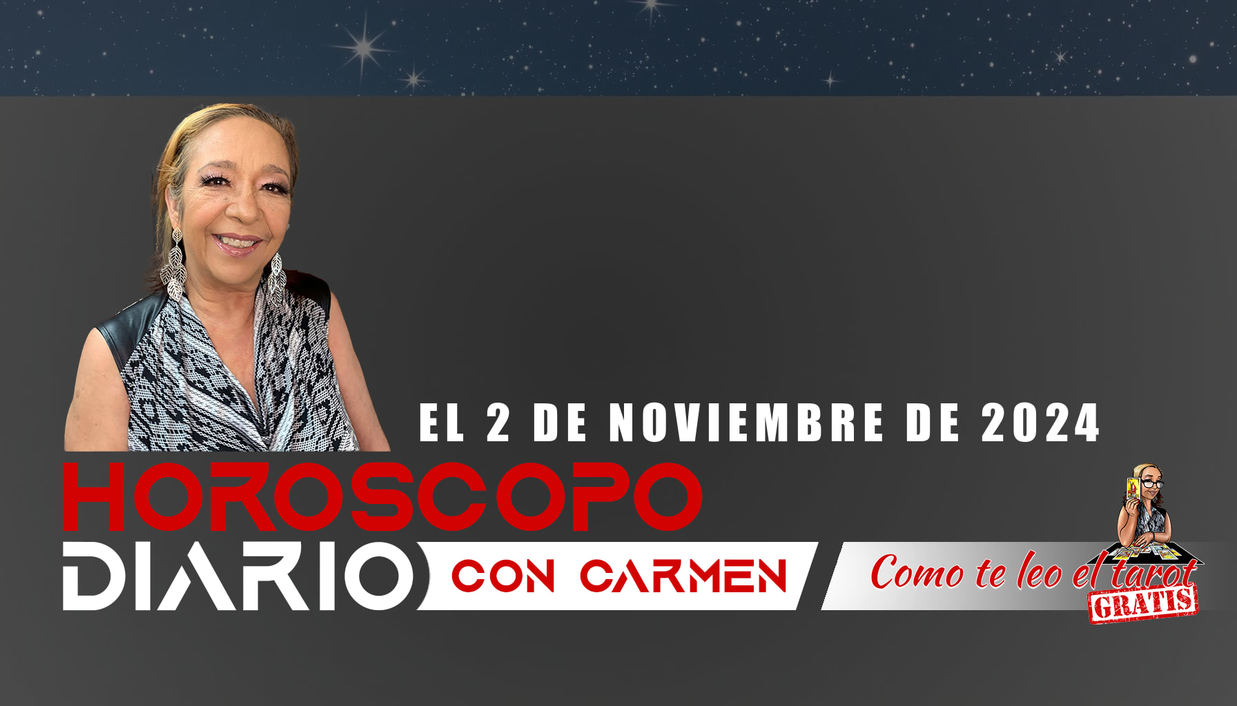 Horoscopo Zodiaco Para El 2 de noviembre de 2024 Por Carmen