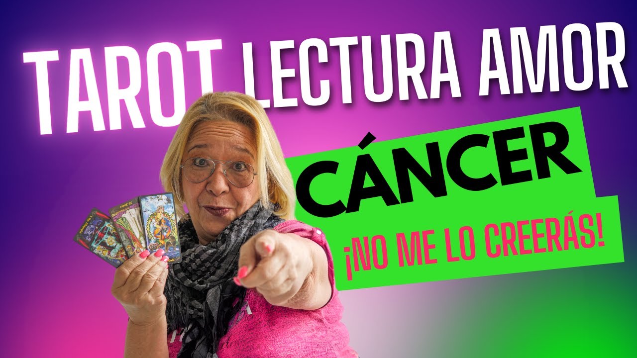 CÁNCER AMOR! Si supieras lo que oculta en su mente...!Será sorprendente! Ni te lo imaginas!