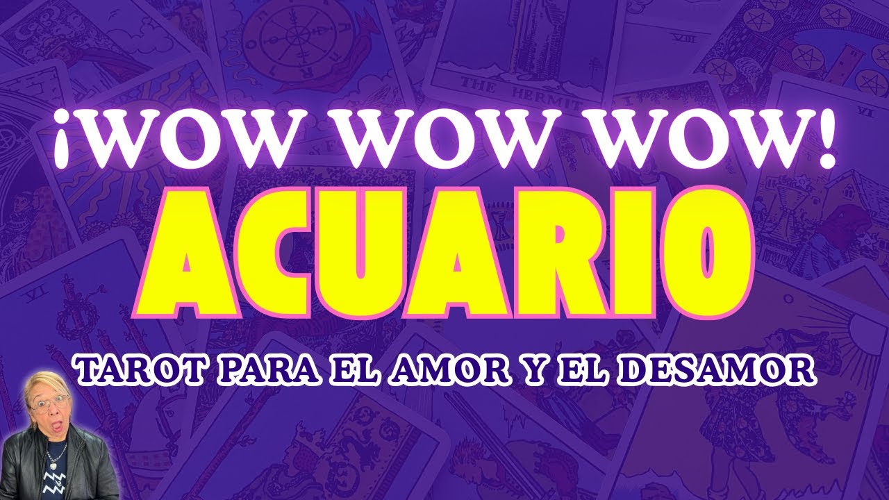 ACUARIO AMOR! Y PRONTO! QUIERE VERTE CARA A CARA! LO QUE SUCEDE SUPERA TODAS TUS EXPECTATIVAS....
