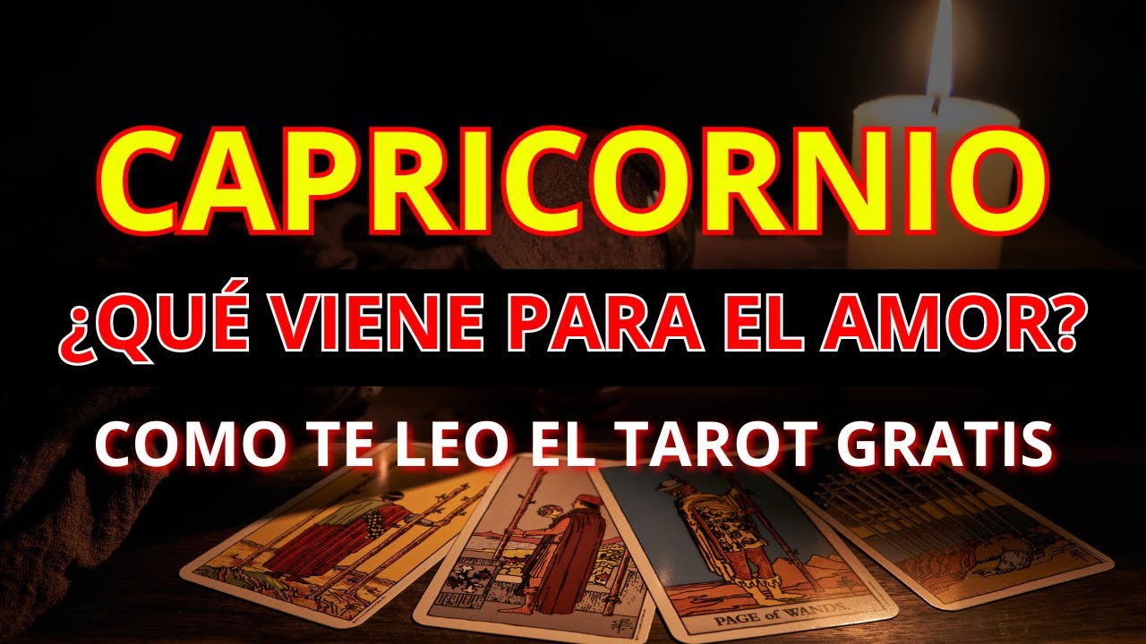 CAPRICORNIO AMOR! Confirmado! Todo se le Revierte Ahora! Siente que ahora si que te Perdió!..