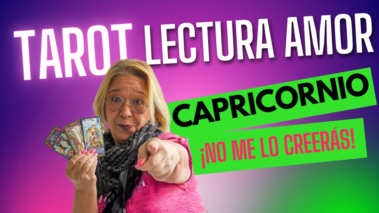 CAPRICORNIO AMOR! Confirmado! Todo se le Revierte Ahora! Siente que ahora si que te Perdió!..