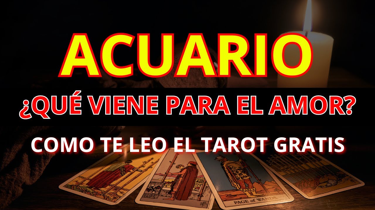 ACUARIO AMOR! Y PRONTO! QUIERE VERTE CARA A CARA! LO QUE SUCEDE SUPERA TODAS TUS EXPECTATIVAS....
