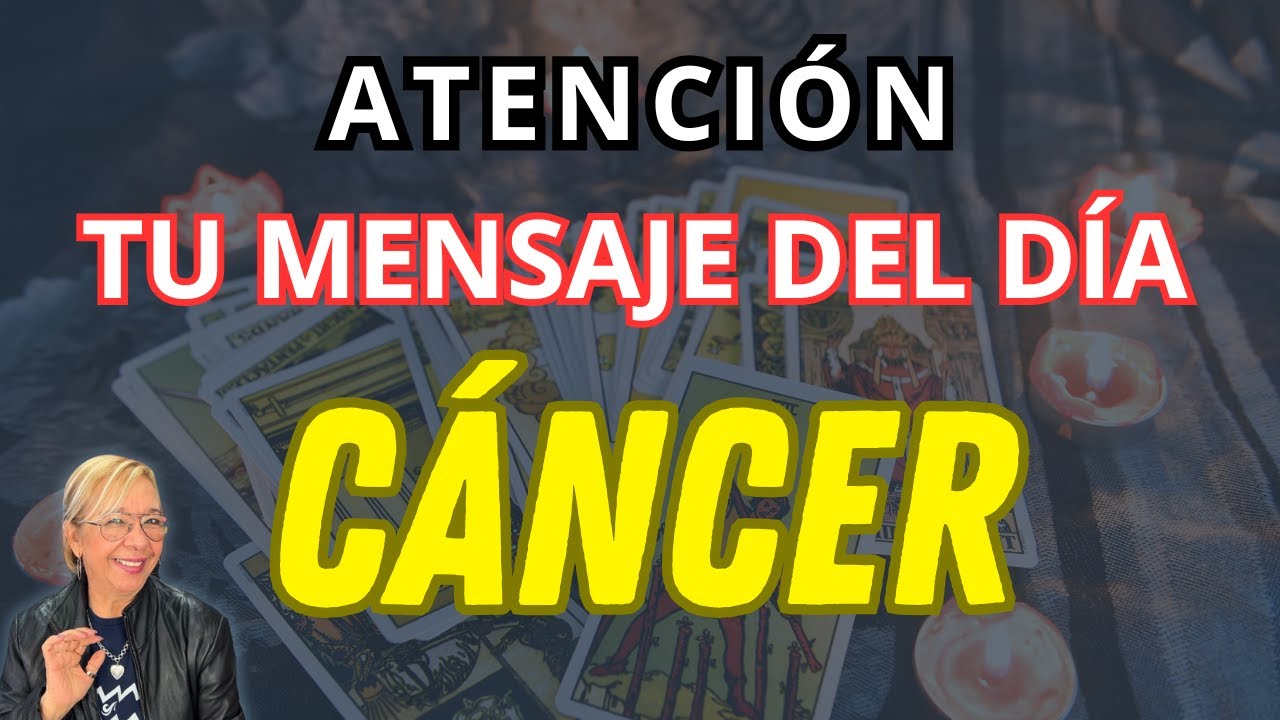 CÁNCER AMOR! Si supieras lo que oculta en su mente...!Será sorprendente! Ni te lo imaginas!