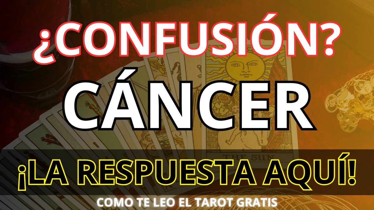 CÁNCER AMOR! Si supieras lo que oculta en su mente...!Será sorprendente! Ni te lo imaginas!