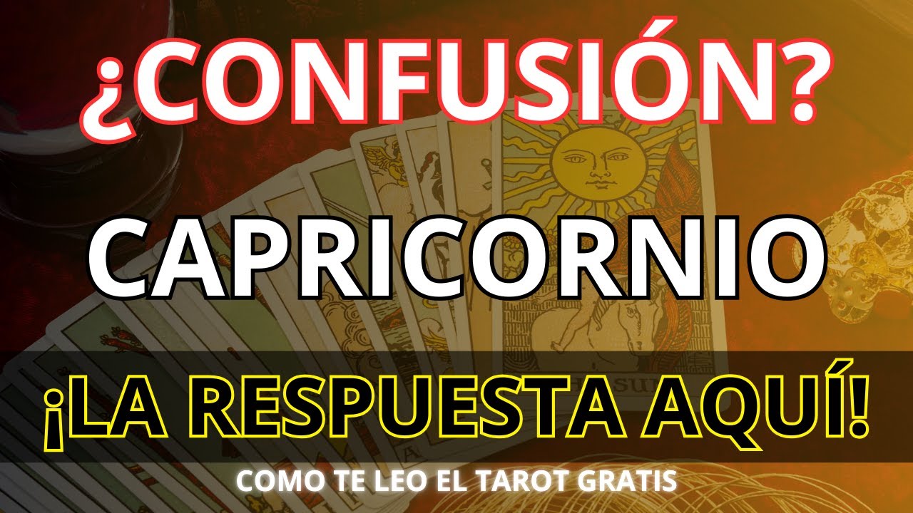CAPRICORNIO AMOR! Confirmado! Todo se le Revierte Ahora! Siente que ahora si que te Perdió!..