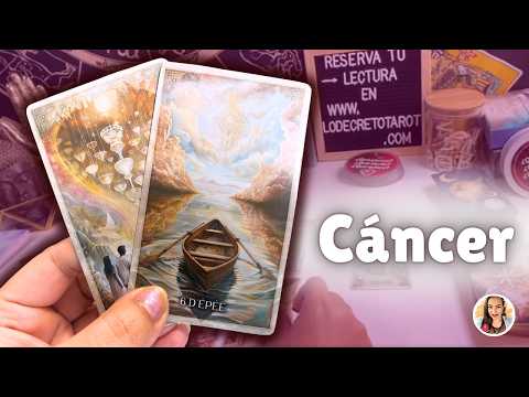 CÁNCER 🩷 TE QUIERE CERCA… PERO EL MIEDO A SENTIR LO LLEVA A HUIR | TAROT CANCER HOY
