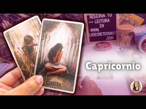 CAPRICORNIO 🩷 NO OLVIDAS LO QUE TE HIZO…PERO ÉL/ELLA DICE QUE YA NO ES EL MISMO | TAROT CAPRICORNIO