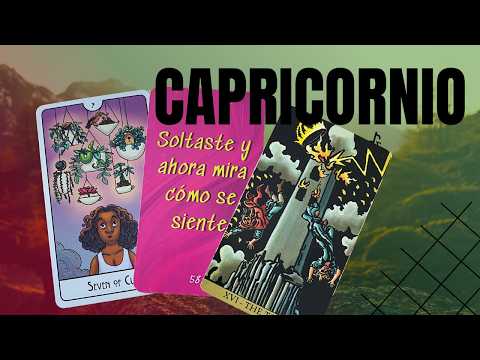 CAPRICORNIO! SE FUE  Y NO DIJO ADIOS  NO TE PREOCUPES! TIENES UNA SORPRESA🎉SACARA VALOR PARA VOLVER