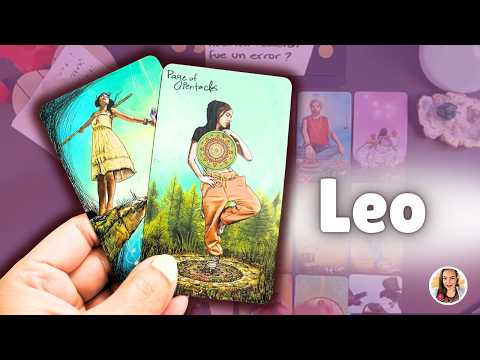 LEO 🤍 NO LO PLANEÓ… PERO EL DESTINO LE VA A OBLIGAR A DECIDIR | TAROT LEO HOY