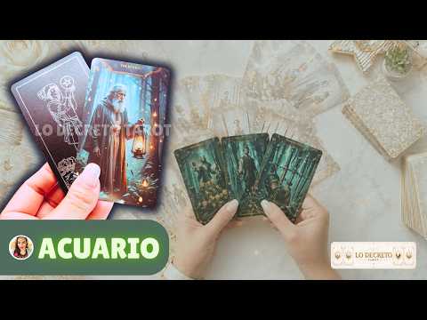 🔥 ACUARIO 🤎 Te toca la puerta OTRA VEZ… pero trae algo ESCONDIDO!