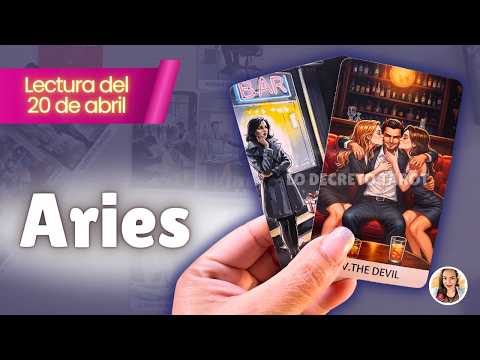 ARIES ❤️ EL AMOR SÍ VIENE… PERO NO COMO TÚ CREES  TAROT ARIES HOY – 20 DE ABRIL 2026