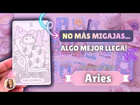 👀 ARIES ♥️ te cansaste de las migajas… y ahora VIENE ALGO MEJOR!
