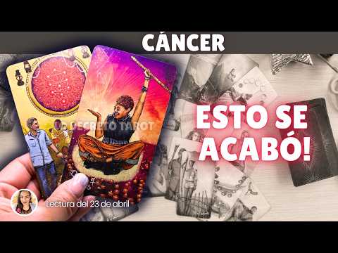 👀 CÁNCER ❤️ te cansaste de SUFRIR… pero esto te puede hacer RETROCEDER!