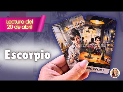 ESCORPIO ❤️ HAY ALGO QUE TE SIGUE AMARRANDO… Y YA NO PUEDE MÁS  TAROT ESCORPIO HOY – 20 ABRIL 2026
