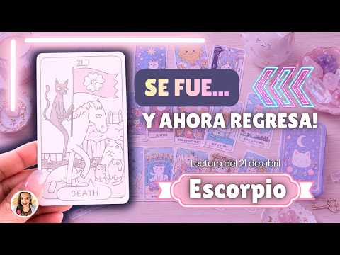 😳 ESCORPIO ♥️ se fue sin mirar atrás… y ahora quiere VOLVER!