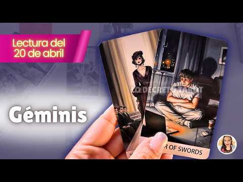 GÉMINIS ❤️ EL AMOR ESTÁ CERCA… PERO HAY ALGO QUE LO FRENA  TAROT GÉMINIS HOY – 20 ABRIL 2026