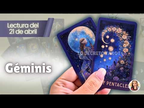 GÉMINIS 💜 Lo que estás por hacer… puede salir MEJOR de lo que crees 🔮  TAROT HOY – 21 ABRIL 2026