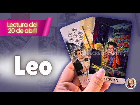 LEO ❤️ ALGUIEN TE PIENSA… PERO TÚ SIGUES LUCHANDO CON ALGO MÁS  TAROT LEO HOY – 20 ABRIL 2026