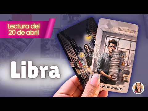 LIBRA ❤️ DEJASTE DE INSISTIR… Y AHÍ EMPEZÓ EL CAMBIO  TAROT LIBRA HOY – 20 ABRIL 2026