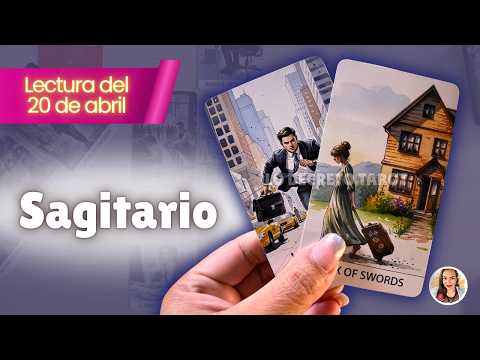 SAGITARIO ❤️ EL AMOR QUE VIENE NO SE PARECE A LO QUE YA VIVISTE  TAROT SAGITARIO HOY – 20 ABRIL 2026