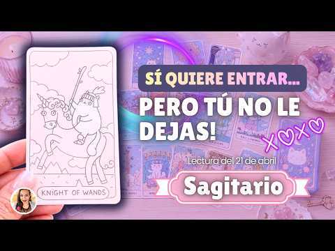 😳 SAGITARIO ♥️ te cuesta CREERLO, pero esta persona NO viene a herirte | TAROT HOY – 22 ABRIL 2026