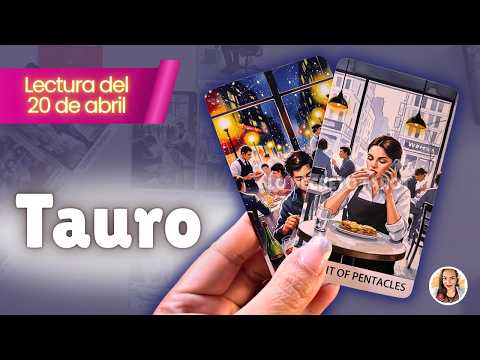 TAURO ❤️ HAY ALGO EN TU AMOR QUE YA NO PUEDES IGNORAR  TAROT TAURO HOY – 20 ABRIL 2026