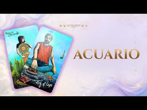 ACUARIO 💜 ¡ALGUIEN MÁS JOVEN 👀 ESTÁ MUY INTERESADO EN TI… Y NO ES EL ÚNICO!