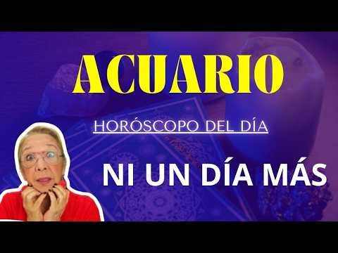 ACUARIO! LAS COSAS SI SE VAN A DAR! Y YA VERÁS PORQUÉ! ESTO TE SORPRENDERÁ!😱😮👀