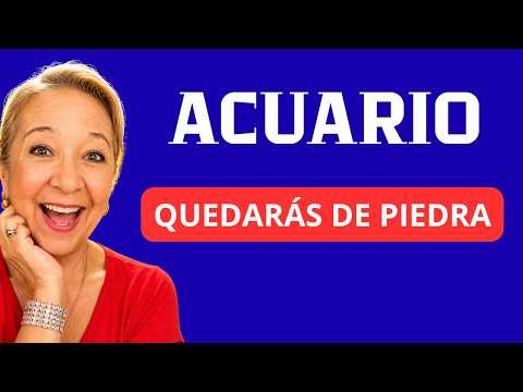 ACUARIO!  Se mostra frí@ para no llorar… pero el arrepentimiento le alcanza.