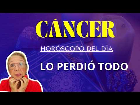 CÁNCER! AQUÍ SABRÁS PORQUÉ ESTA PERSONA SE FUÉ! PERO MIRA AHORA TAMBIÉN ALGO!