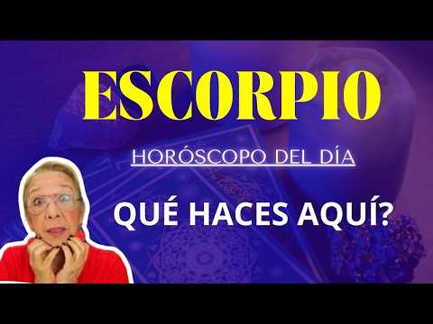 ESCORPIO! ESTA PERSONA NO PIENSA QUE TIENE QUE VOLVER! PERO NI TE IMAGINAS LO QUE TE DICE EL FUTURO!