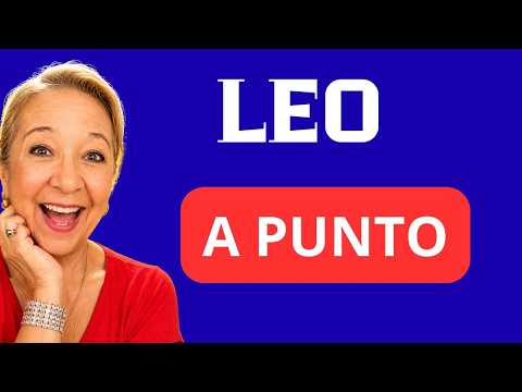 LEO! CONFIRMADO. Algo que aún no se ha DICHO. Pero que será. Descúbrelo aquí.