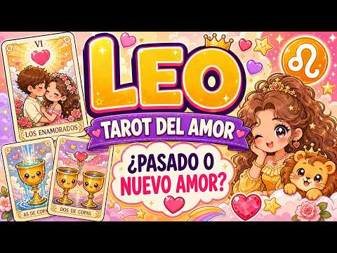 🔥 LEO 🩷 | ¿PASADO O NUEVO AMOR? Lo que las cartas revelan para ti ahora 💌✨