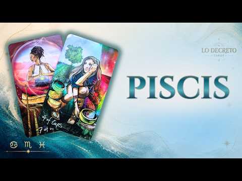 PISCIS 💙 ¡QUÉ DIFÍCIL ERES DE OLVIDAR! 💭 TEME QUE YA NO LO/A VEAS IGUAL.