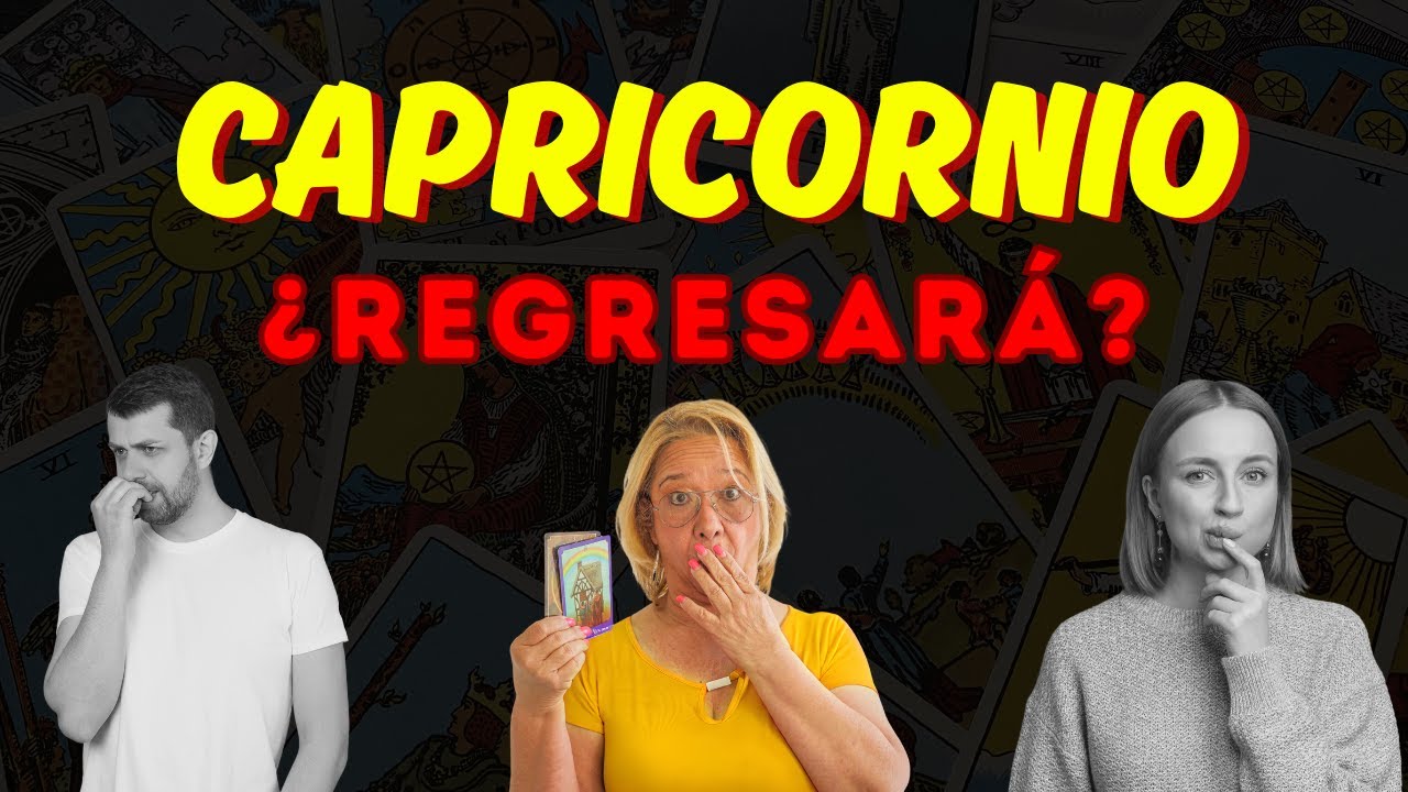 CAPRICORNIO AMOR! Confirmado! Todo se le Revierte Ahora! Siente que ahora si que te Perdió!..