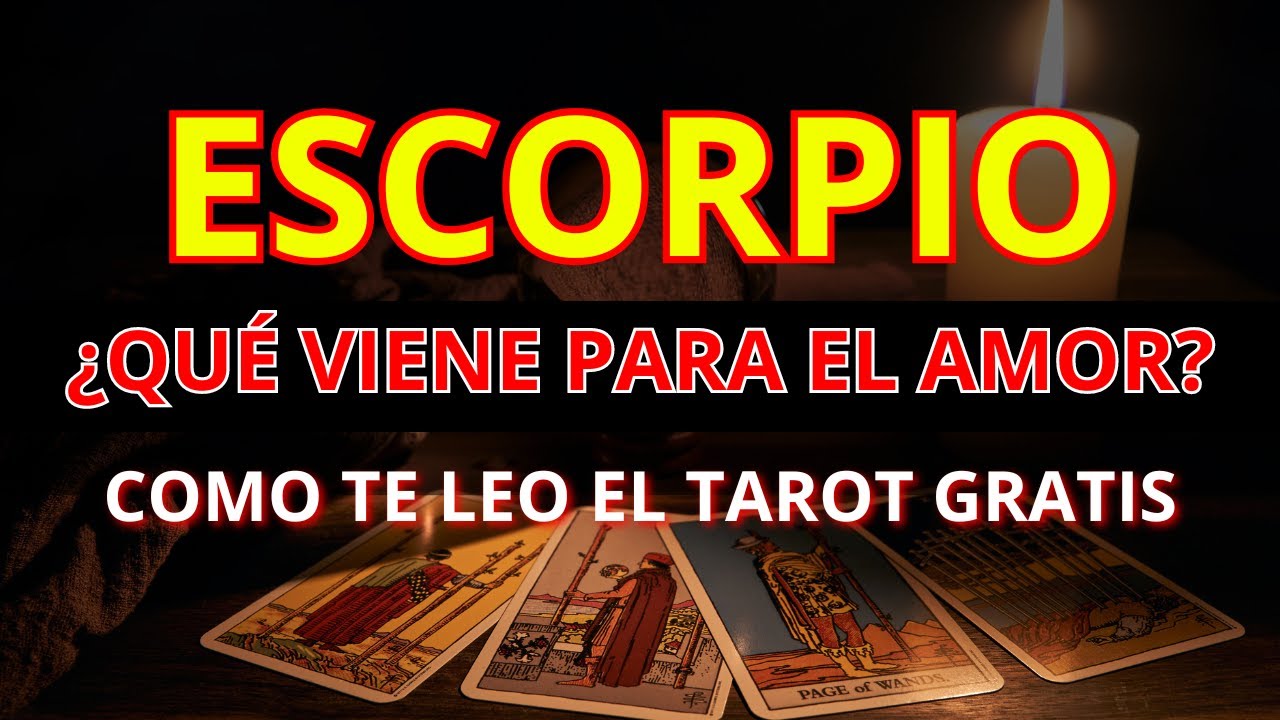 ESCORPIO AMOR! Ha pasado ya tiempo? Siente que ya todo acabó! De Pronto Con unas ganas de buscarte🤔