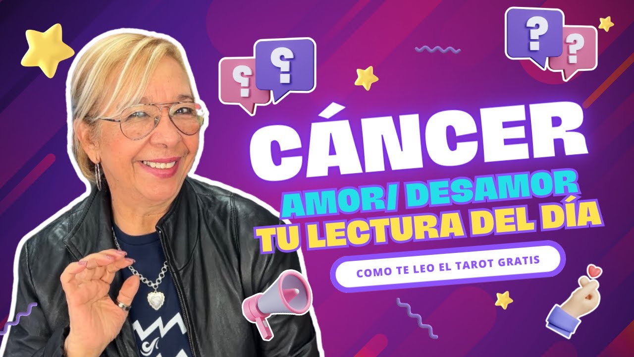 CÁNCER AMOR! Si supieras lo que oculta en su mente...!Será sorprendente! Ni te lo imaginas!