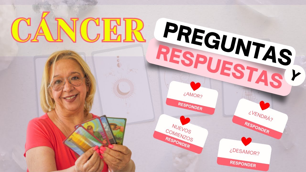 CÁNCER AMOR! Si supieras lo que oculta en su mente...!Será sorprendente! Ni te lo imaginas!